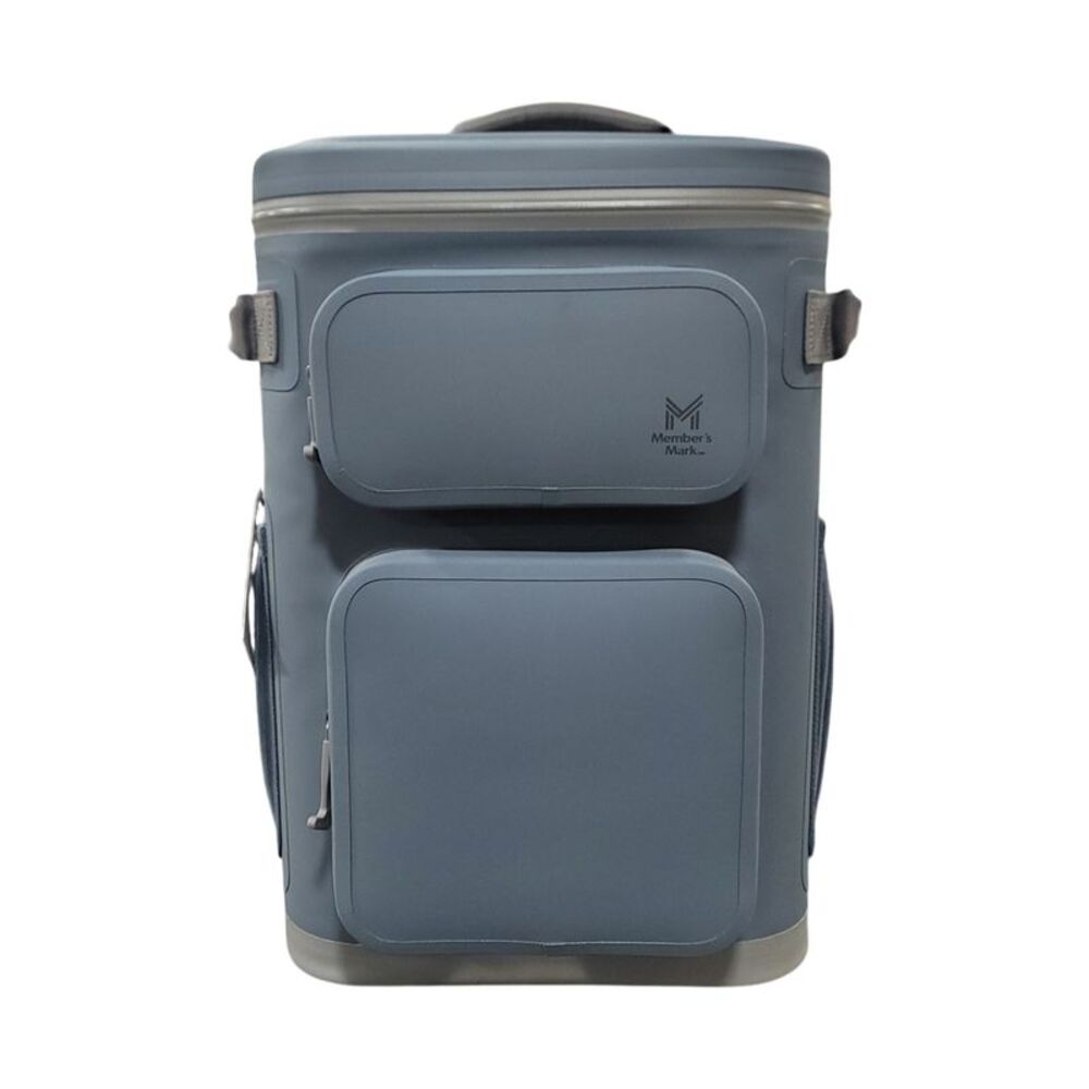 Member's Mark 24 Can Waterproof Backpack Cooler, Ice Cold up to 2.5 Days, Blue